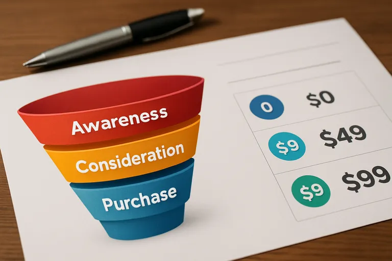 Marketingfunnels en prijsplannen: wat je moet weten Marketingfunnels en prijsplannen: wat je moet weten